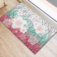 Japanese Kocho Pattern Rubber Doormat Insect Pillar Butterfly Flower Fairy LT9 - Polynesian Pride