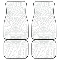 Samoa Lotu Tamaiti Car Mats Polynesian White Sunday Simple LT9 White - Polynesian Pride