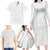 Samoa Lotu Tamaiti Family Matching Long Sleeve Bodycon Dress and Hawaiian Shirt Polynesian White Sunday Simple LT9 - Polynesian Pride