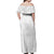 Samoa Lotu Tamaiti Off Shoulder Maxi Dress Polynesian White Sunday Simple LT9 - Polynesian Pride