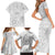 Samoa Lotu Tamait Family Matching Short Sleeve Bodycon Dress and Hawaiian Shirt Tropical Plant White Sunday With Polynesia Pattern LT9 - Polynesian Pride