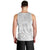 Samoa Lotu Tamait Men Tank Top Tropical Plant White Sunday With Polynesia Pattern LT9 - Polynesian Pride