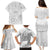 Personalised Samoa Lotu Tamait Family Matching Puletasi Dress and Hawaiian Shirt Tropical Plant White Sunday With Polynesia Pattern LT9 - Polynesian Pride