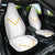 Tonga White Sunday Car Seat Cover Polynesian Plumeria Tribal Simple LT9 One Size White - Polynesian Pride