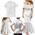 Tonga White Sunday Family Matching Mermaid Dress and Hawaiian Shirt Polynesian Plumeria Tribal Simple LT9 - Polynesian Pride