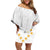 Tonga White Sunday Family Matching Off Shoulder Short Dress and Hawaiian Shirt Polynesian Plumeria Tribal Simple LT9 Mom's Dress White - Polynesian Pride