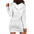 Tonga White Sunday Hoodie Dress Polynesian Plumeria Tribal Simple LT9 - Polynesian Pride