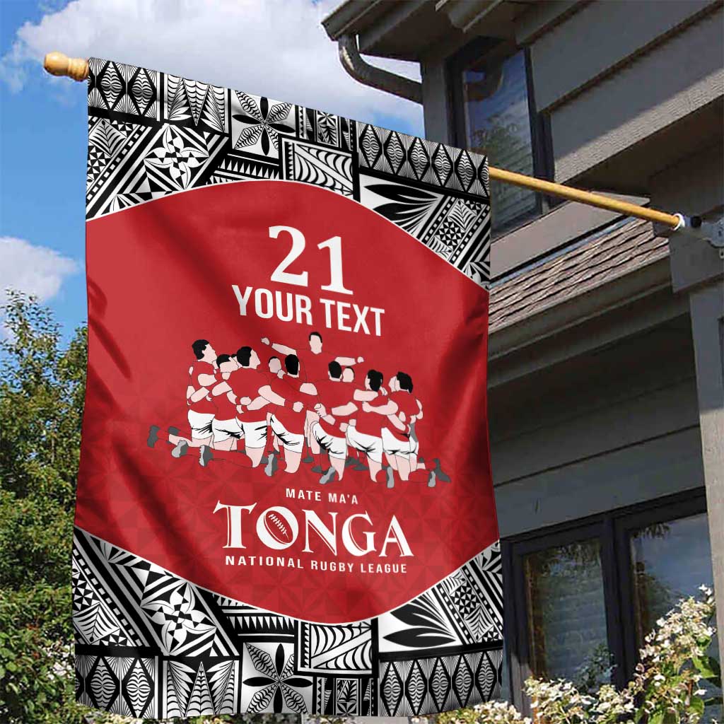 Custom Tonga Rugby Mate Ma'a Garden Flag Tonga XIII Make History Pacific Champions LT9 - Polynesian Pride