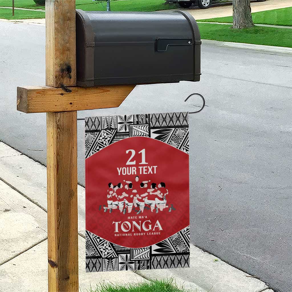 Custom Tonga Rugby Mate Ma'a Garden Flag Tonga XIII Make History Pacific Champions LT9 - Polynesian Pride