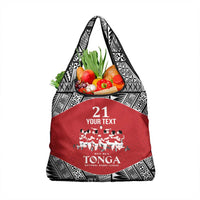 Custom Tonga Rugby Mate Ma'a Grocery Bag Tonga XIII Make History Pacific Champions LT9 1-pack One Size Red - Polynesian Pride