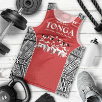 Custom Tonga Rugby Mate Ma'a Men Tank Top Tonga XIII Make History Pacific Champions LT9 - Polynesian Pride