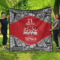 Custom Tonga Rugby Mate Ma'a Quilt Tonga XIII Make History Pacific Champions LT9 - Polynesian Pride
