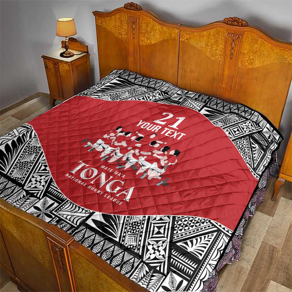 Custom Tonga Rugby Mate Ma'a Quilt Tonga XIII Make History Pacific Champions LT9 - Polynesian Pride