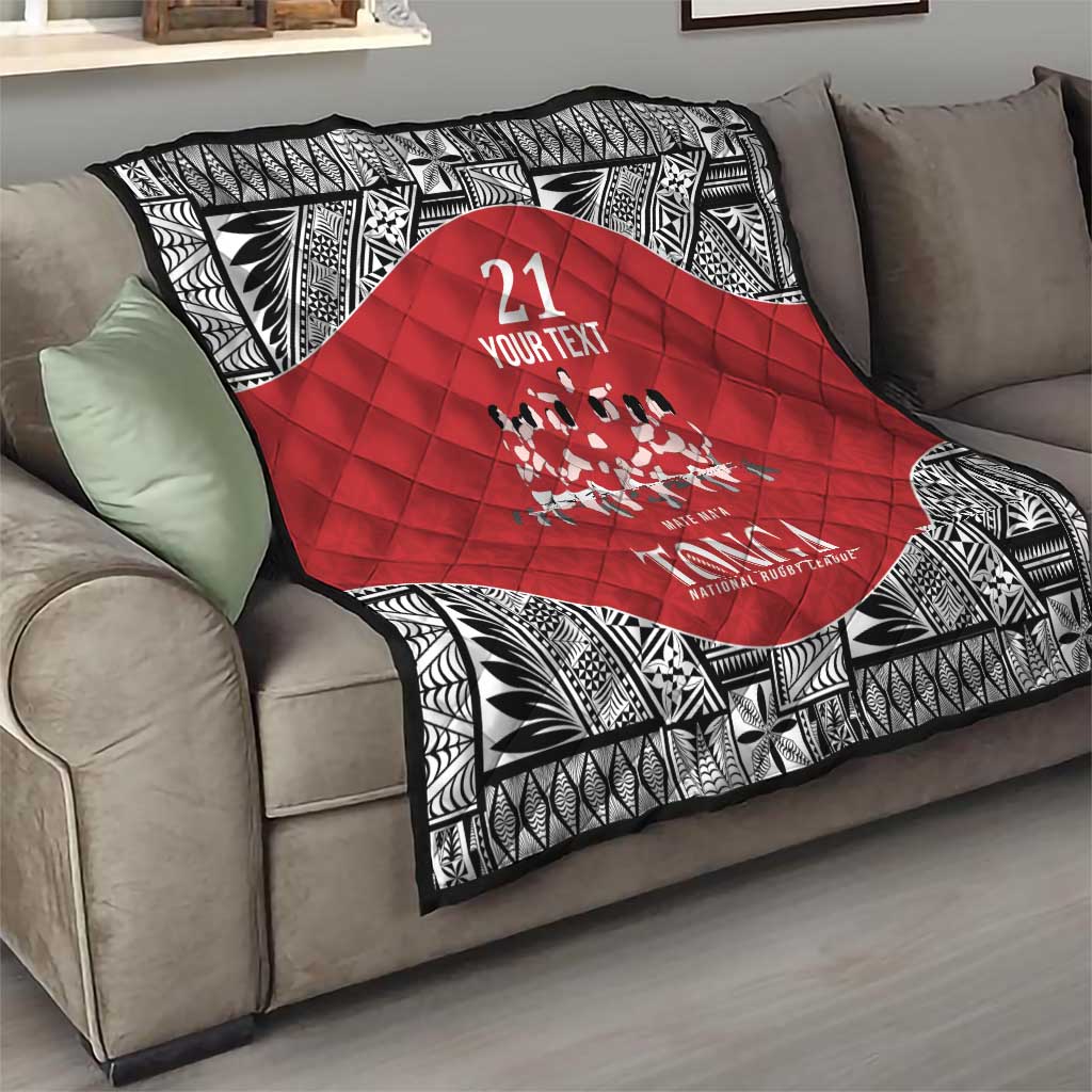 Custom Tonga Rugby Mate Ma'a Quilt Tonga XIII Make History Pacific Champions LT9 - Polynesian Pride