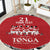 Custom Tonga Rugby Mate Ma'a Round Carpet Tonga XIII Make History Pacific Champions