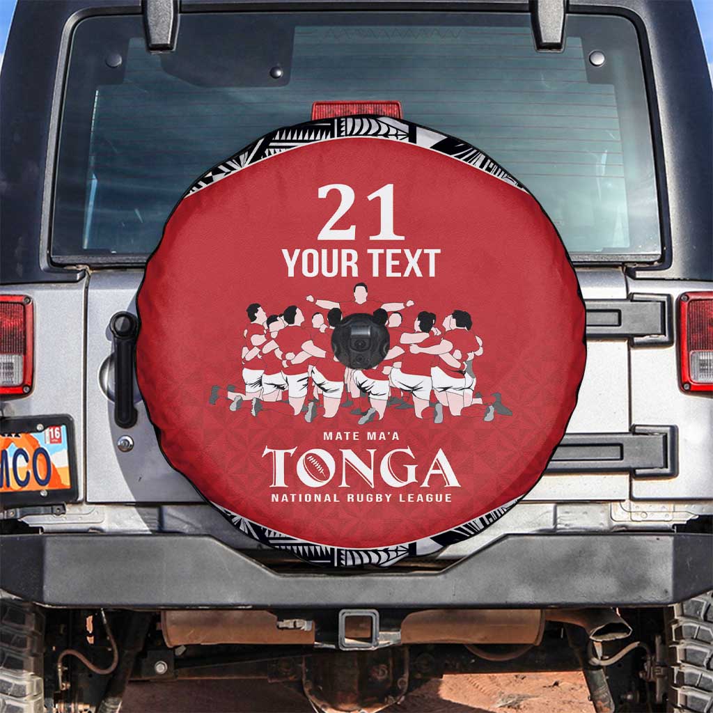 Custom Tonga Rugby Mate Ma'a Spare Tire Cover Tonga XIII Make History Pacific Champions