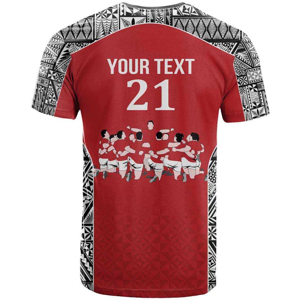 Custom Tonga Rugby Mate Ma'a T Shirt Tonga XIII Make History Pacific Champions LT9 - Polynesian Pride