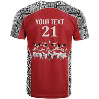 Custom Tonga Rugby Mate Ma'a T Shirt Tonga XIII Make History Pacific Champions LT9 - Polynesian Pride