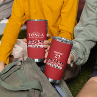 Custom Tonga Rugby Mate Ma'a Tumbler Cup Tonga XIII Make History Pacific Champions LT9 - Polynesian Pride