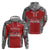 Custom Tonga Rugby Mate Ma'a Zip Hoodie Tonga XIII Make History Pacific Champions