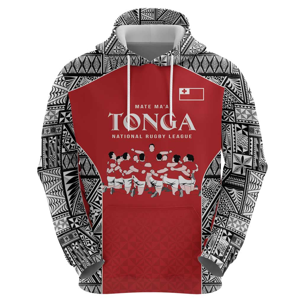 Custom Tonga Rugby Mate Ma'a Zip Hoodie Tonga XIII Make History Pacific Champions LT9 - Polynesian Pride