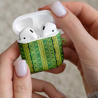 Hawaii Lei with Tribal Quilt Motif AirPods Case LT9 - Polynesian Pride