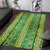 Hawaii Lei with Tribal Quilt Motif Area Rug