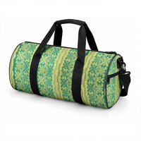 Hawaii Lei with Tribal Quilt Motif Duffle Bag LT9 - Polynesian Pride
