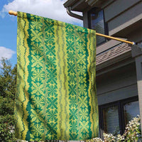 Hawaii Lei with Tribal Quilt Motif Garden Flag LT9 - Polynesian Pride