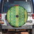 Hawaii Lei with Tribal Quilt Motif Spare Tire Cover