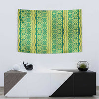 Hawaii Lei with Tribal Quilt Motif Tapestry LT9 - Polynesian Pride