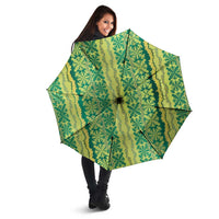 Hawaii Lei with Tribal Quilt Motif Umbrella LT9 - Polynesian Pride