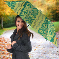 Hawaii Lei with Tribal Quilt Motif Umbrella LT9 - Polynesian Pride