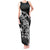 New Zealand Rugby Warrior Custom Tank Maxi Dress Black Fern Taniko Motif