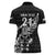 New Zealand Rugby Warrior Custom Women Polo Shirt Black Fern Taniko Motif