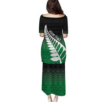 Green Silver Fern Spirit Taniko Tukutuku Personalised Puletasi LT9 - Polynesian Pride