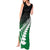 Green Silver Fern Spirit Taniko Tukutuku Personalised Tank Maxi Dress