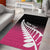 Pink Silver Fern Spirit Taniko Tukutuku Personalised Area Rug