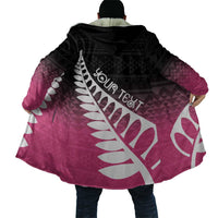 Pink Silver Fern Spirit Taniko Tukutuku Personalised Cloak LT9 - Polynesian Pride
