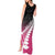 Pink Silver Fern Spirit Taniko Tukutuku Personalised Tank Maxi Dress