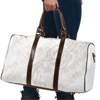 Hawaii Plumeria Lokelani Pikake Lei Travel Bag Sandy Beige Polynesian Tattoo LT9 - Polynesian Pride