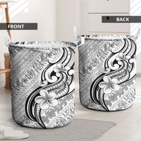 Hawaii Plumeria Lokelani Pikake Lei Laundry Basket Ele'ele Polynesian Tattoo LT9 - Polynesian Pride