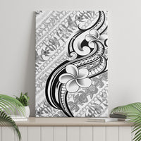 Hawaii Plumeria Lokelani Pikake Lei Canvas Wall Art Ele'ele Polynesian Tattoo LT9 - Polynesian Pride