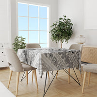 Hawaii Plumeria Lokelani Pikake Lei Tablecloth Ele'ele Polynesian Tattoo LT9 - Polynesian Pride