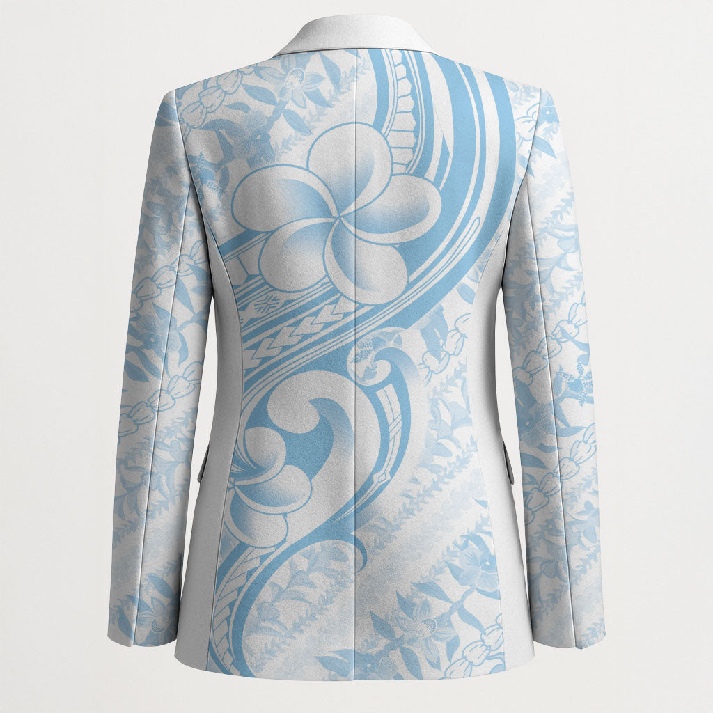 Hawaii Plumeria Lokelani Pikake Lei Blazer Uliuli Polynesian Tattoo LT9 - Polynesian Pride