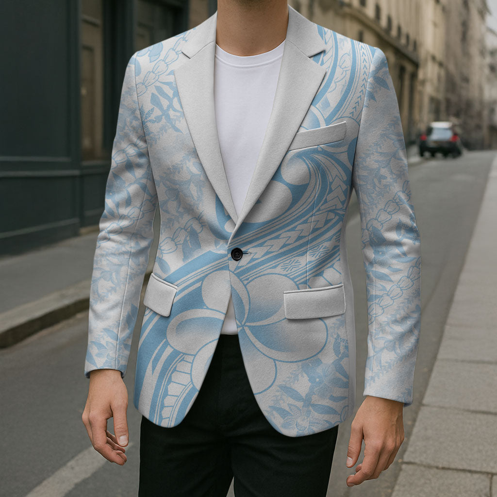 Hawaii Plumeria Lokelani Pikake Lei Blazer Uliuli Polynesian Tattoo LT9 - Polynesian Pride
