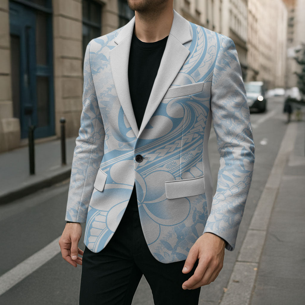 Hawaii Plumeria Lokelani Pikake Lei Blazer Uliuli Polynesian Tattoo LT9 - Polynesian Pride