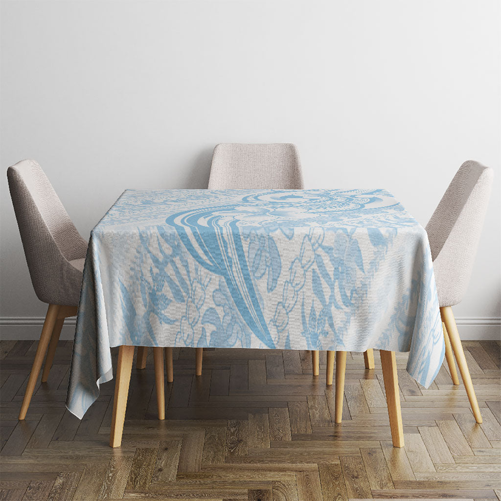 Hawaii Plumeria Lokelani Pikake Lei Tablecloth Uliuli Polynesian Tattoo LT9 - Polynesian Pride