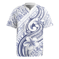 Hawaii Plumeria Lokelani Pikake Lei Rugby Jersey Navy Blue Polynesian Tattoo LT9 Navy Blue - Polynesian Pride