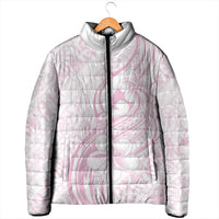 Hawaii Plumeria Lokelani Pikake Lei Padded Jacket Poni Mama Polynesian Tattoo LT9 - Polynesian Pride